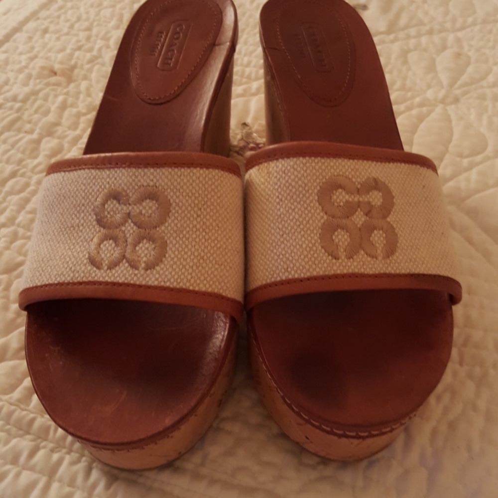 Coach Jaci wedge sandals size 8